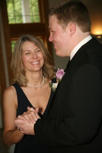 Rose Duncan and Damon Duncan having mother-son dance at Damon's wedding.  6.17.06