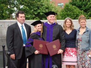 The Duncan Family after the Elon Law graduation.